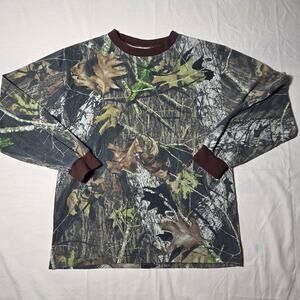 Title: Trail Crest Camo Long Sleeve Shirt Mens Big 1X Woodland Hunting Tee